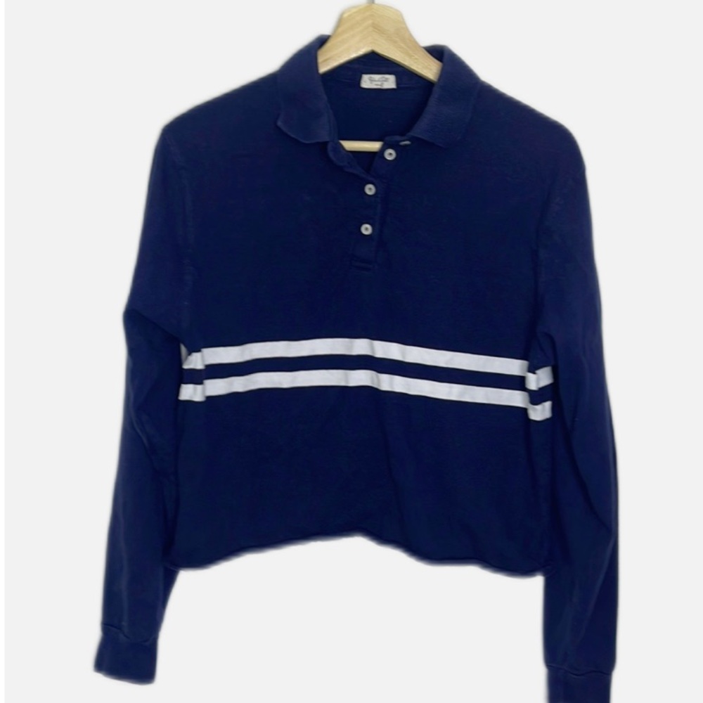Brandy Melville cropped polo shirt S